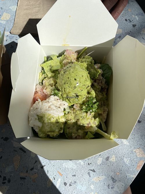 Mushroom green goddess  at Mr Potato Broadbeach in Broadbeach