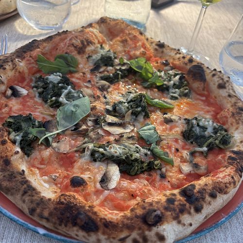 Vegana pizza  at Quid Gusto Siciliano in Palermo