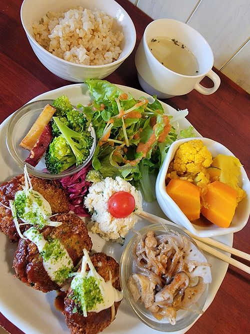 Daily set, vegan at Gopinatha in Tokyo