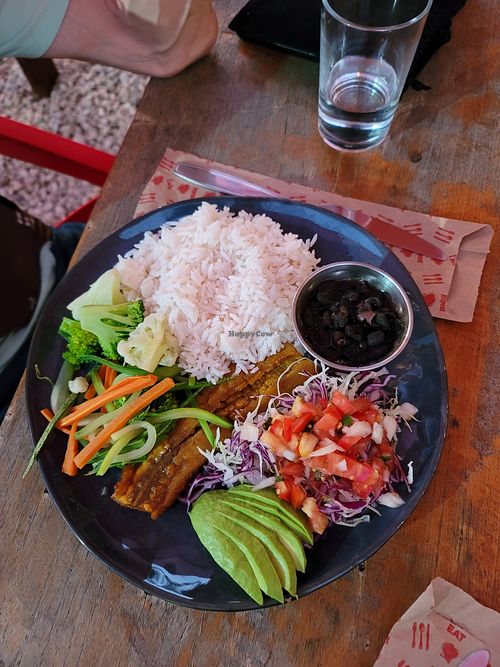 Vegan Casado at Good Cocina Alternativa in Liberia