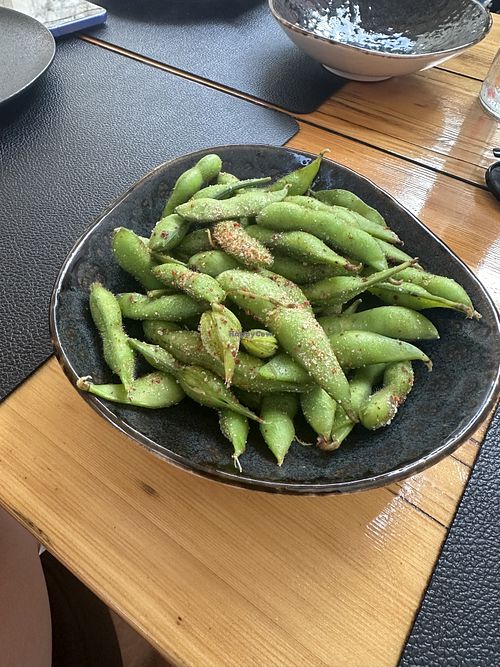Edamame (must try)   at Silk Street Food in Hvar