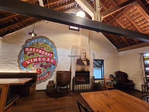 Open fire at Billson's in Beechworth