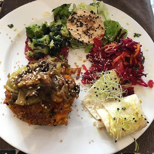 Mixed plate, so good at Carmen Ragosta in Paris