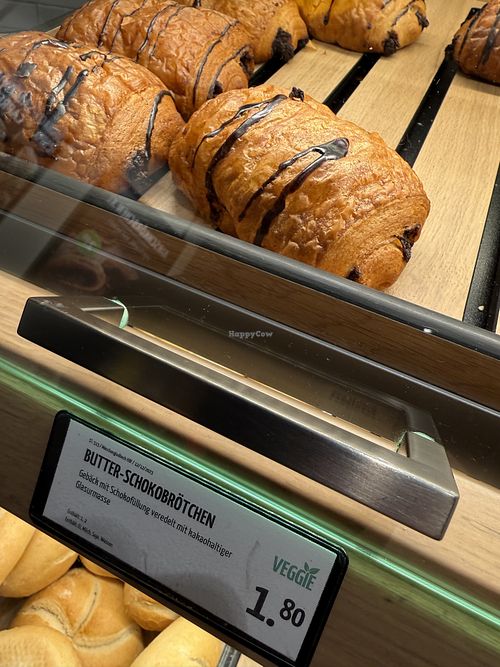 vegetarian pain au chocolat  at backWERK - Europaplatz in Moenchengladbach