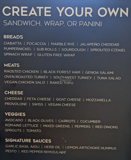 ingredients at Heath's Natural Foods in New Smyrna Beach