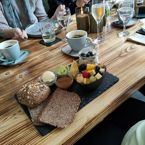 Senkrechtstarter vegan breakfast option (€12.90!) at RheinSpaziert in Cologne