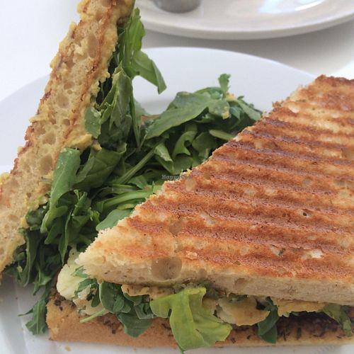 sandwich at Peacefood Cafe - Downtown in New York City