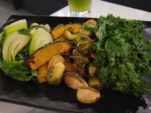 Vegetable platter at Peacefood Cafe - Downtown in New York City
