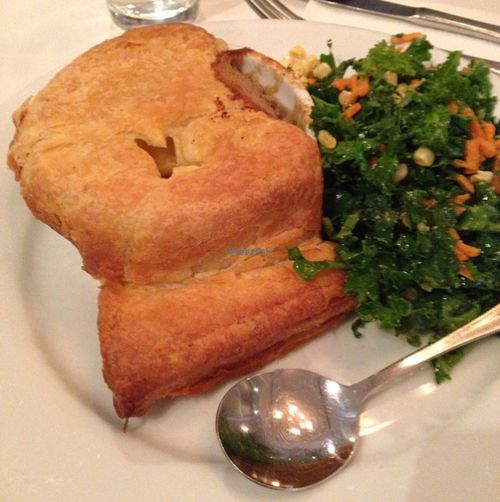chicken pot pie at Peacefood Cafe - Downtown in New York City