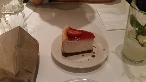 Cheesecake at Peacefood Cafe - Downtown in New York City