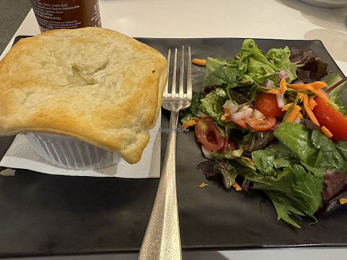 Pot pie reminded me of what my mom used to make (but this is better bc vegan!) 🌱   at Peacefood Cafe - Downtown in New York City