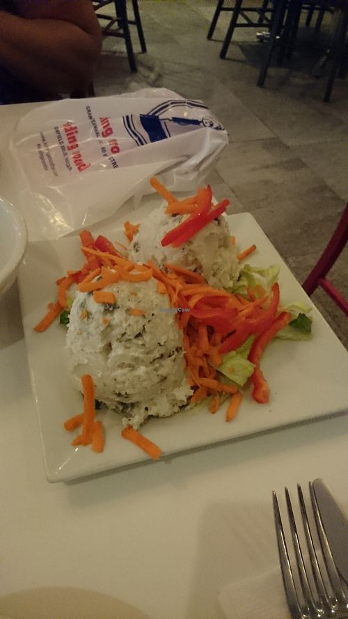 Potato salad  at Peacefood Cafe - Downtown in New York City