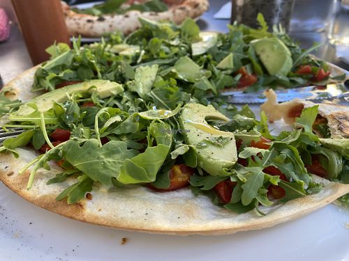 Crispy pizza   at Riva Favorita in Vienna