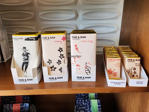 Vegan chocolates. at Mea Cuppa Coffee Lounge in Charleston