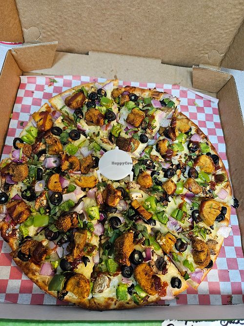 Plant Based Bombay Garlic Chicken #Veganuary at Pizza Twist  in Bellingham