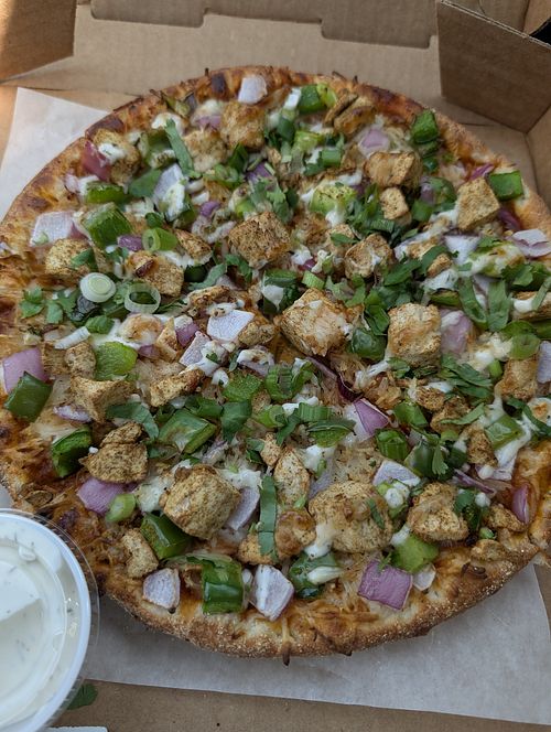 Vegan Tikka Masala pizza at Pizza Twist  in Bellingham