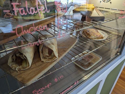 Some vegan options at Ollies Cafe And Grocer in Northland