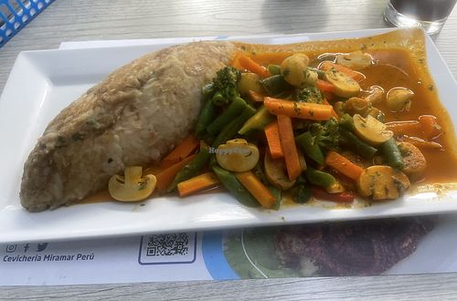   at Cevichería Miramar in Lima