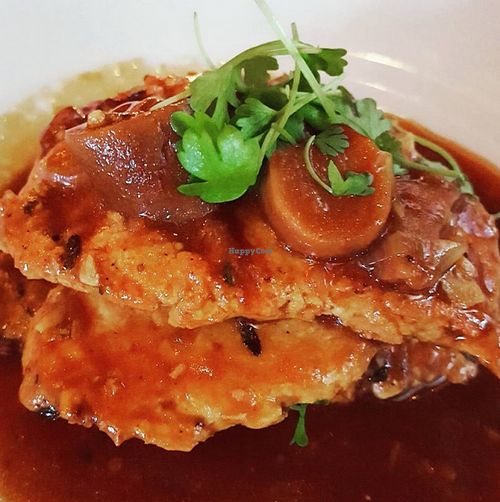 Chik'n Marsala at Crossroads Kitchen in Los Angeles