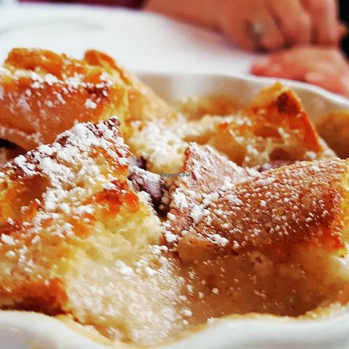 Bread Pudding at Crossroads Kitchen in Los Angeles