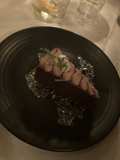 Chocolate cake   at Crossroads Kitchen in Los Angeles