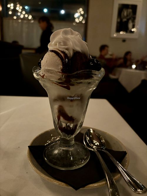Brownie Sundae   at Crossroads Kitchen in Los Angeles