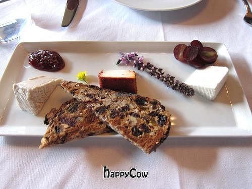 Kite Hill cheese plate at Crossroads Kitchen in Los Angeles