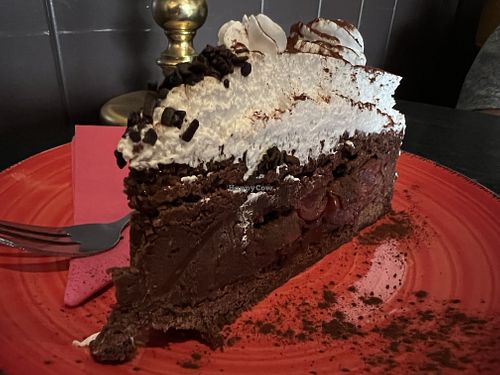 Chocolate pie   at Cafe Harvest in Vienna