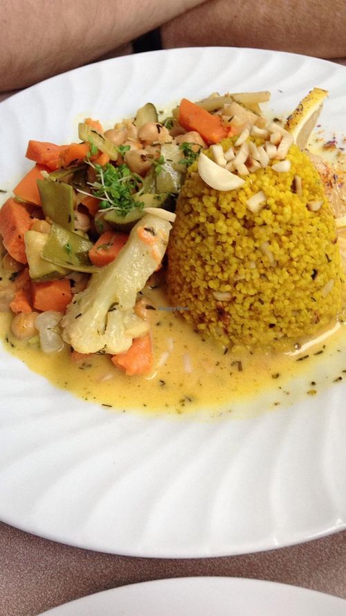 Curry Dish at Cafe Harvest in Vienna