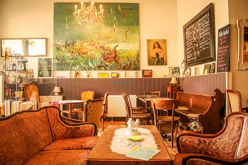 interior at Cafe Harvest in Vienna