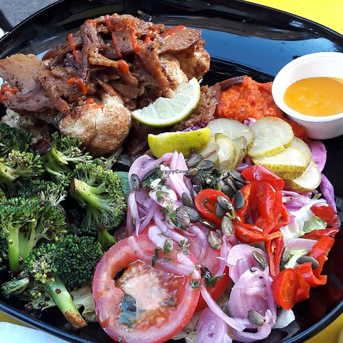 Plate of food at Soi Soi in Helsinki