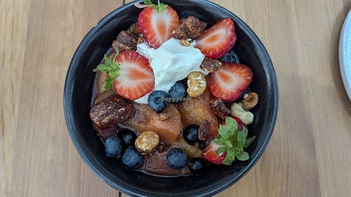 Fruit bowl breakfast at Loaf BnB in Berwick-upon-tweed