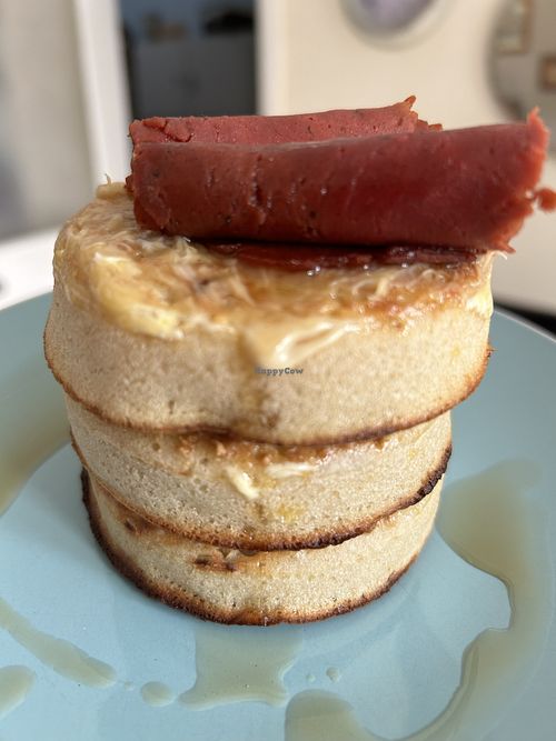 Savoury crumpets   at Loaf BnB in Berwick-upon-tweed