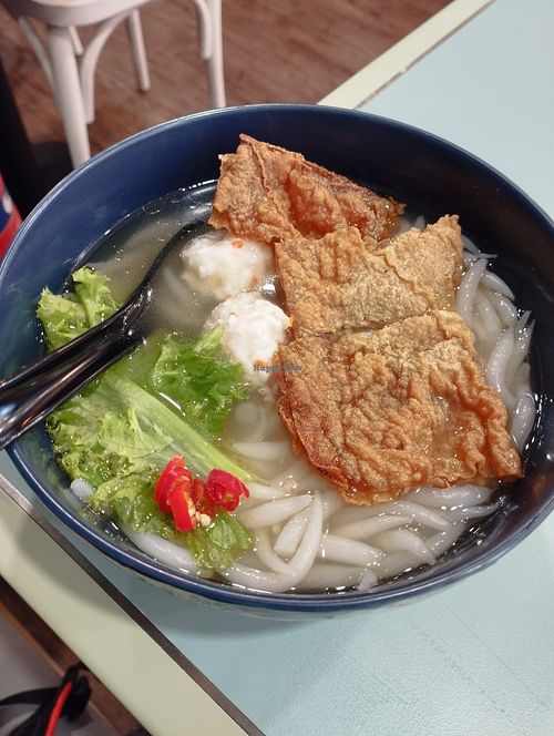 Mee Tai Bak (soup) at Veggie House 一芳 - HarbourFront in Central Singapore
