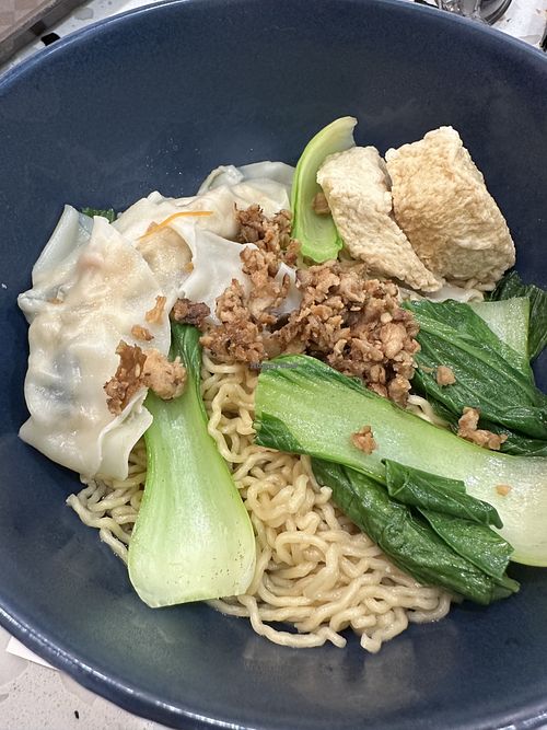 Kolo mee  at Veggie House 一芳 - HarbourFront in Central Singapore