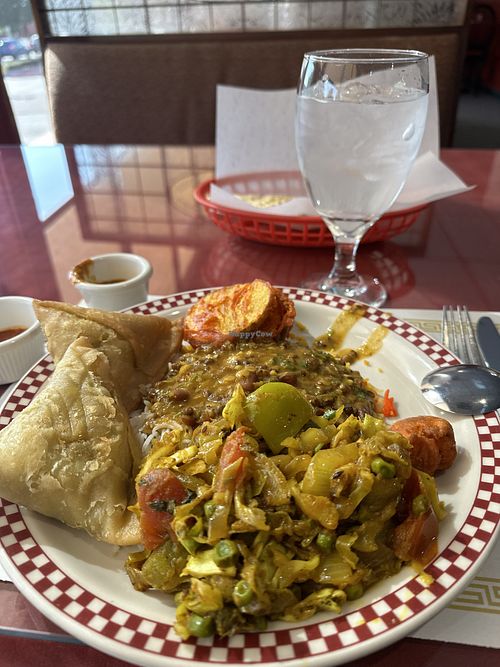 Vegan on the buffet  at Little Nepal - Flintridge Dr in Colorado Springs
