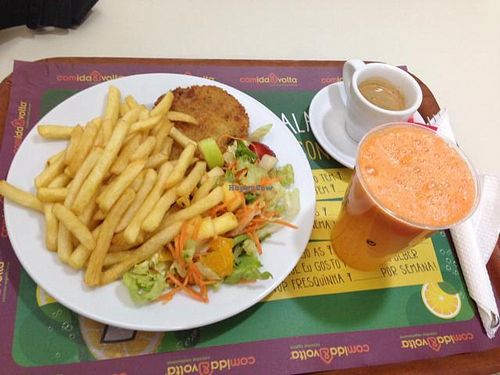 Vegan option ... at Comida e Volta in Porto