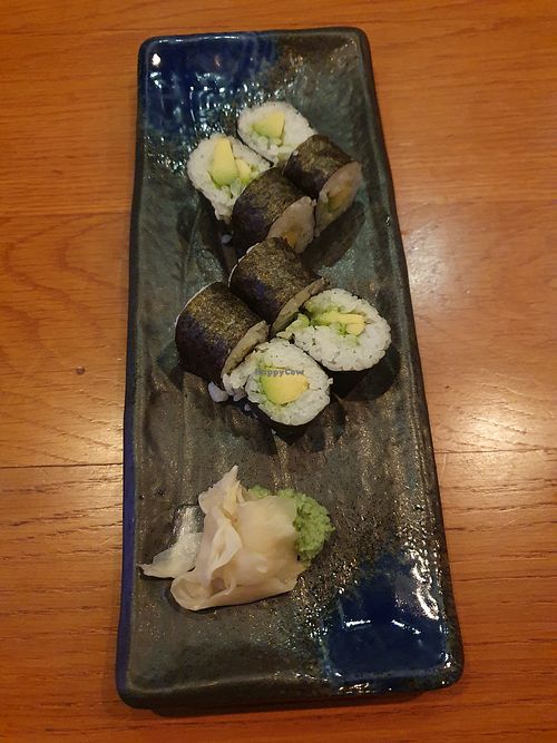 Avocado maki at Zumuku Sushi in Wilmslow