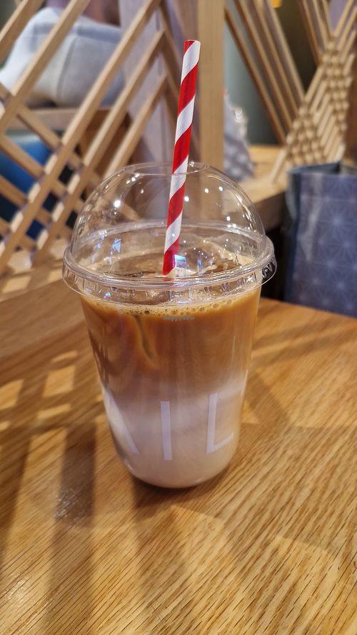 Iced oat latte at GAIL's Bakery in Wilmslow