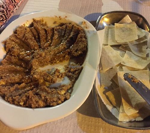 vegan muhammara at Sabores do Sebouh in Porto