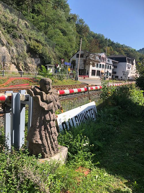 View from the terrace at Kaffeehaus Stellwerk in Balduinstein