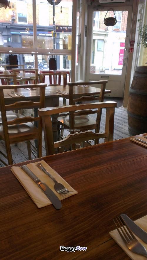 I was a little shy about taking photos!  at La Farola in North London