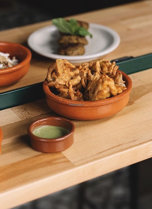Onion Pakoda  at A Tabanca in Lisbon