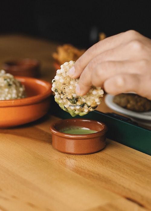 Tapioca fritters   at A Tabanca in Lisbon