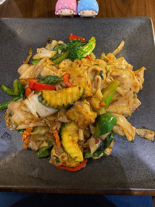 Drunken Noodle  at Rice Thai Dining in Hagerstown