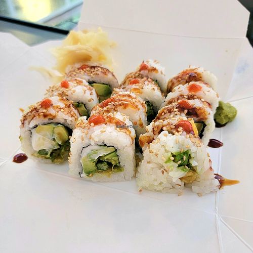 Vegan Okra Roll at Ricky's Sushi in Portland