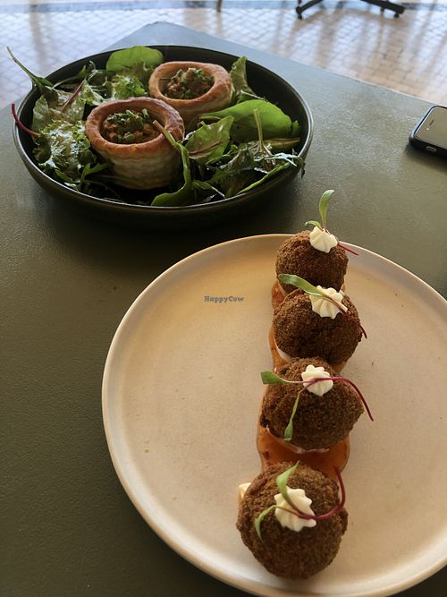Vol au vent and Bolinhas  at Dona Sardinha in Luso