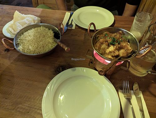Aloo Gobi at Indian Restaurant Himalaya in Halle