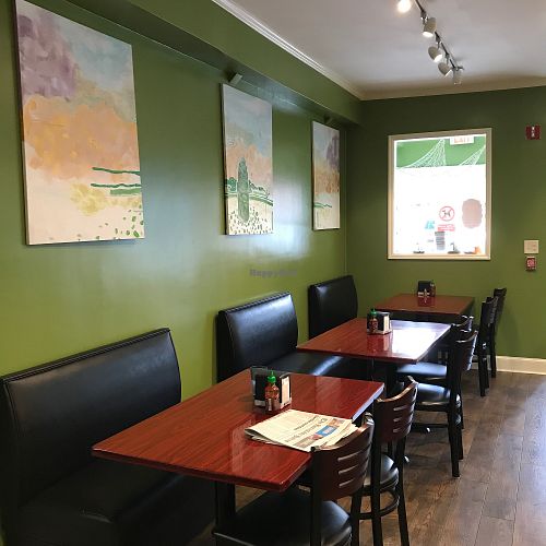 Dining at Green Lotus Cafe in Hyannis