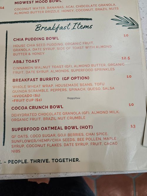  at Rooted Table Kitchen + Juicery in Omaha